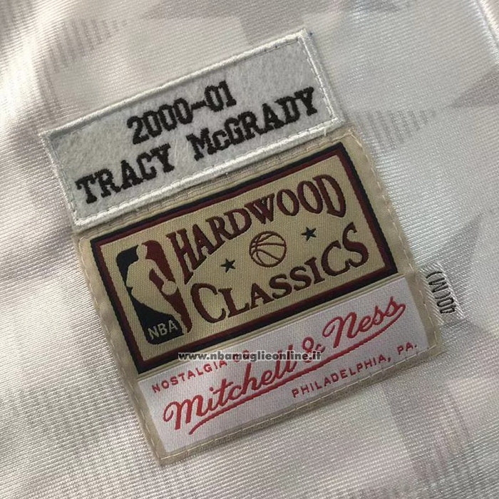 Maglia Orlando Magic Tracy McGrady #1 Mitchell & Ness 2000-01 Bianco